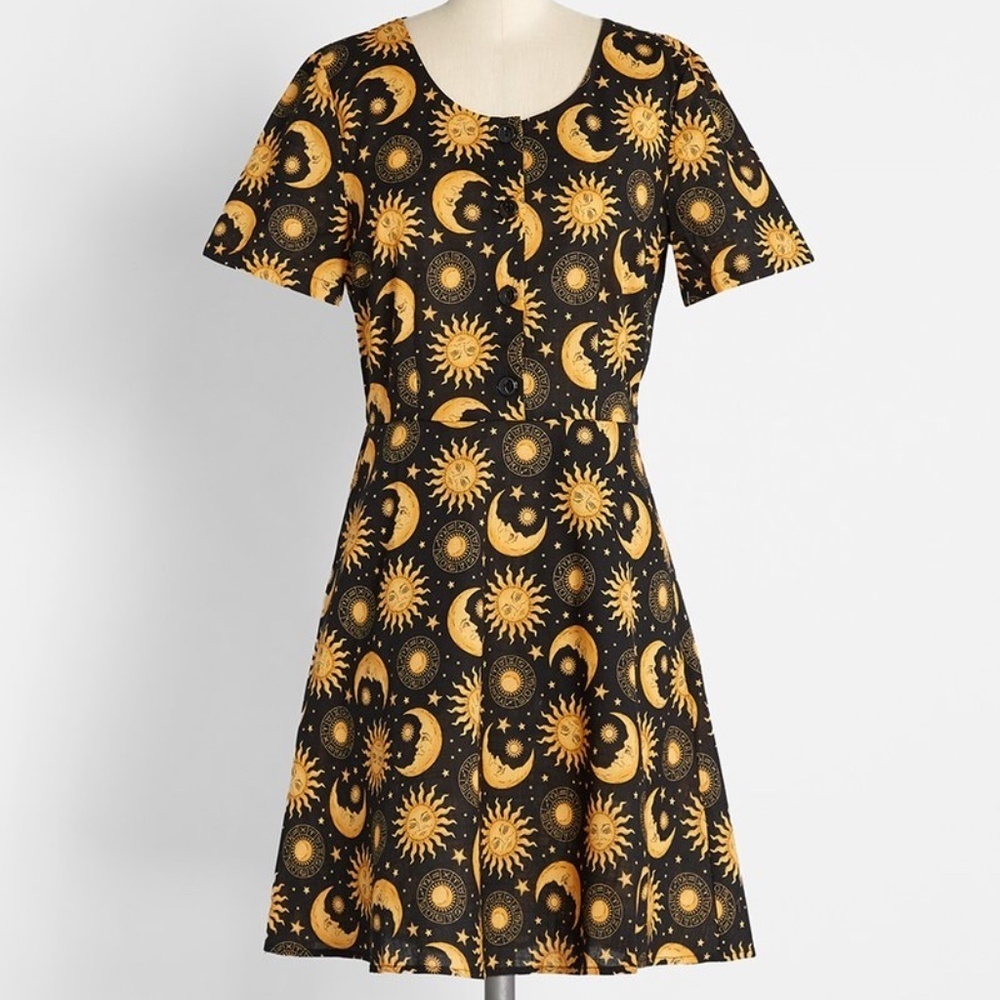 Modcloth "My Celestial Best Babydoll Dress" by Dangerfield